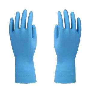 0127 Blue Household Rubber Gloves